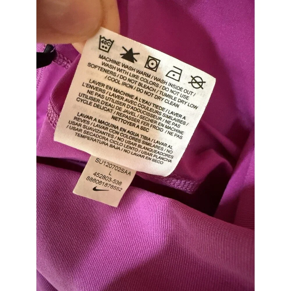Nike Golf Dri-FIT Tour Performance Pink Skort Large L Pockets Stretch Lined